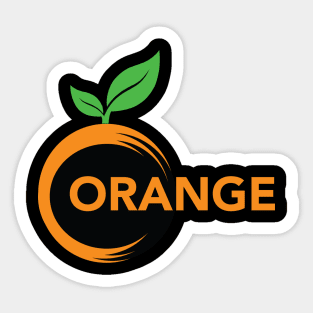 Orange Sticker